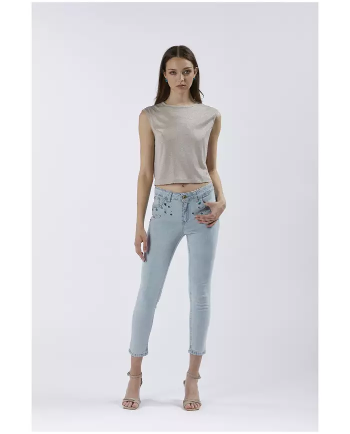CafèNoir Jeans Azzurro - Glamour Calzature