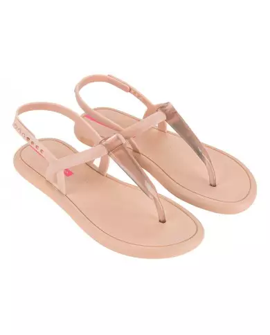 Ipanema GLOSSY SANDAL FEM Beige - Glamour Calzature
