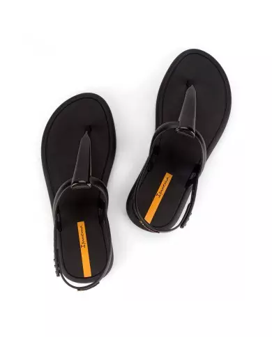 Ipanema GLOSSY SANDAL FEM Nero - Glamour Calzature