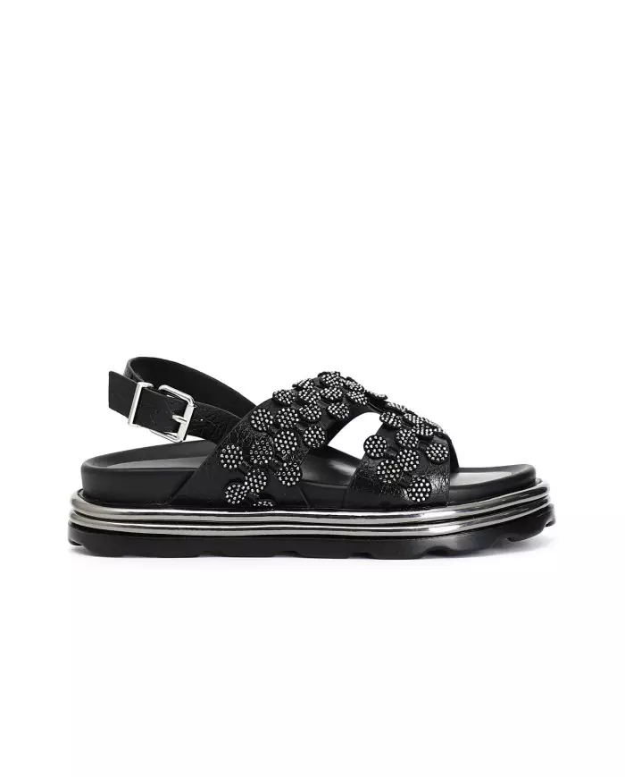 CafèNoir Sandalo Nero - Glamour Calzature