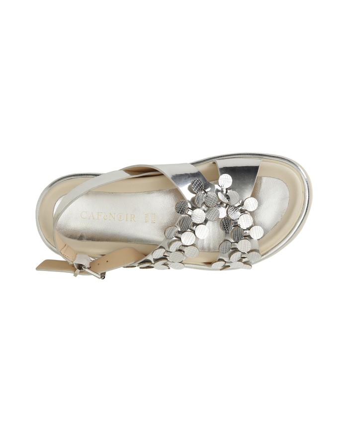 CafèNoir Sandalo Argento - Glamour Calzature CafèNoir Sandalo Argento - Glamour Calzature