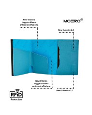 Moero Pro Saffiano Zip Azzurro - Glamour Calzature Moero Pro Saffiano Zip Azzurro - Glamour Calzature