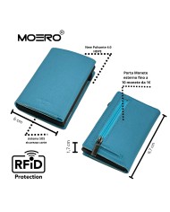 Moero Pro Saffiano Zip Azzurro - Glamour Calzature Moero Pro Saffiano Zip Azzurro - Glamour Calzature