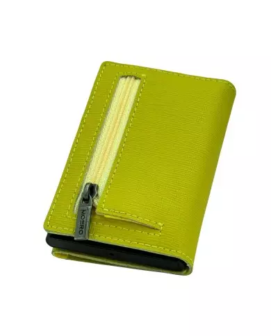 Moero Pro Saffiano Zip Verde - Glamour Calzature