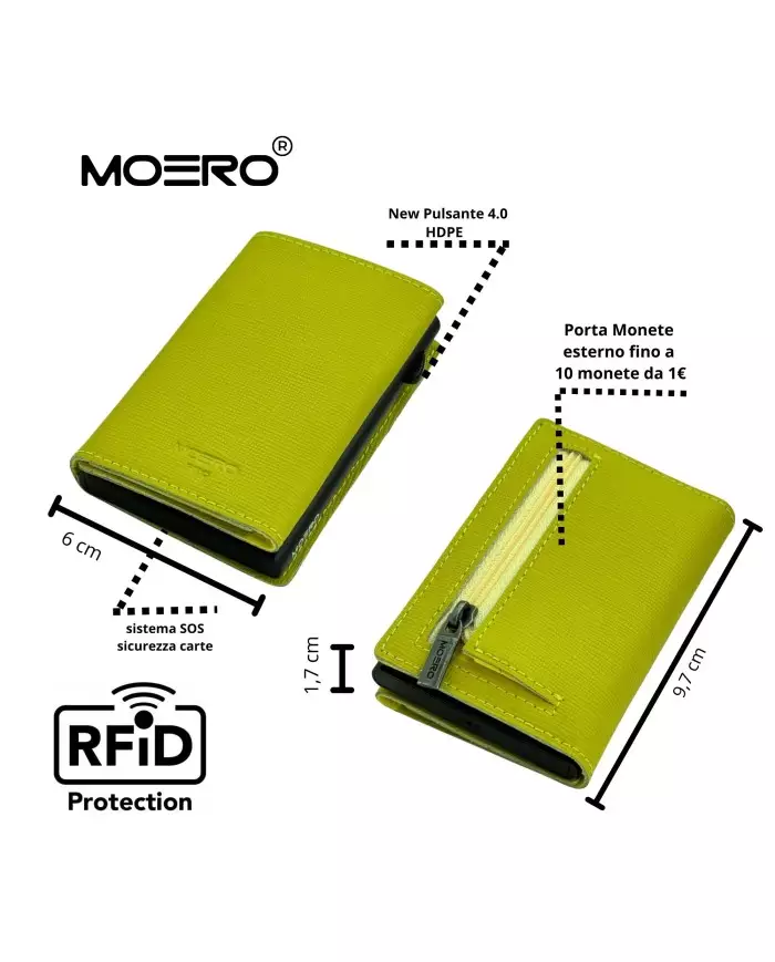 Moero Pro Saffiano Zip Verde - Glamour Calzature