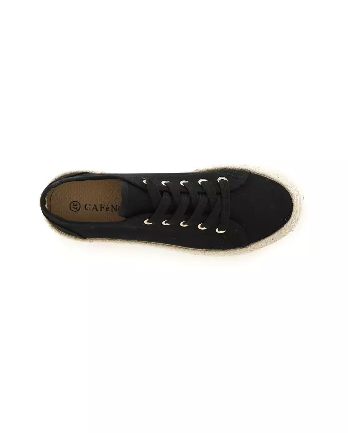 CafèNoir Stringata Nero - Glamour Calzature