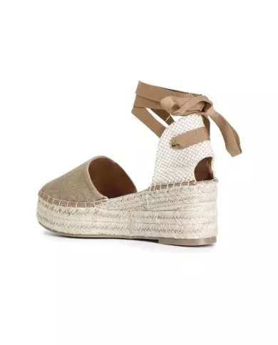 CafèNoir Espadrillas Taupe - Glamour Calzature