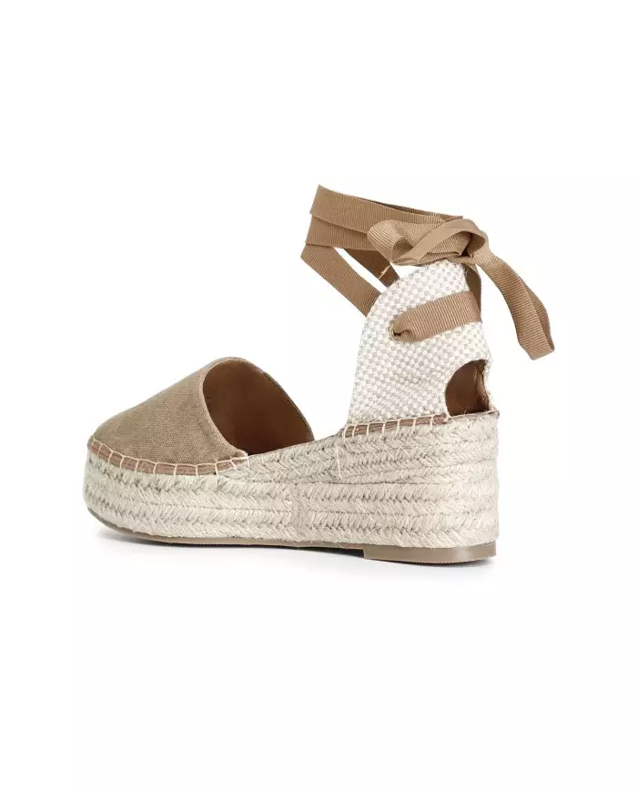 CafèNoir Espadrillas Taupe - Glamour Calzature