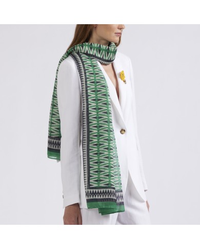 CafèNoir Foulard Verde - Glamour Calzature CafèNoir Foulard Verde - Glamour Calzature