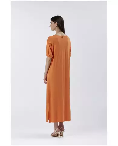 CafèNoir Abito Lungo Arancio - Glamour Calzature