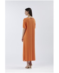 CafèNoir Abito Lungo Arancio - Glamour Calzature