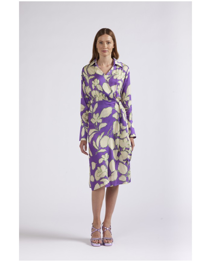 CafèNoir Abito Viola - Glamour Calzature