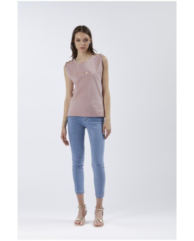 CafèNoir T-shirt Rosa - Glamour Calzature CafèNoir T-shirt Rosa - Glamour Calzature