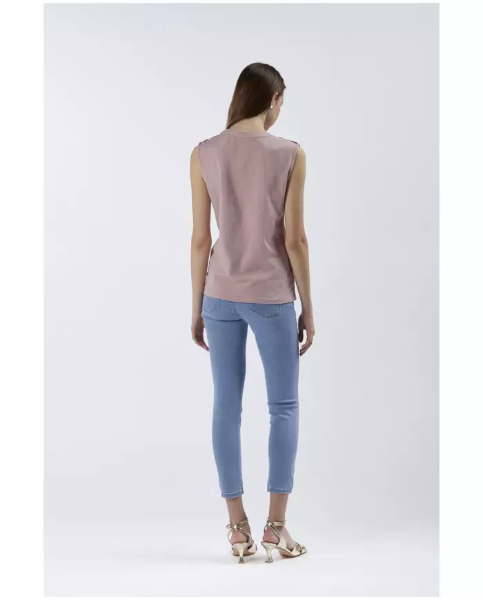 CafèNoir T-shirt Rosa - Glamour Calzature