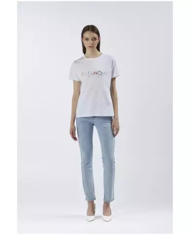 CafèNoir T-Shirt Bianco - Glamour Calzature