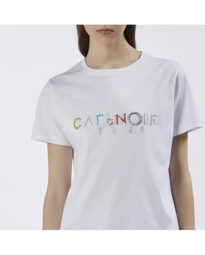 CafèNoir T-Shirt Bianco - Glamour Calzature