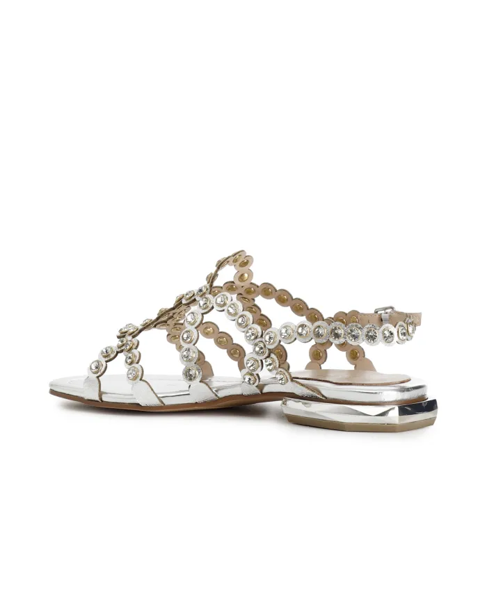 CafèNoir Sandalo Argento - Glamour Calzature CafèNoir Sandalo Argento - Glamour Calzature