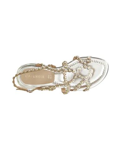 CafèNoir Sandalo Argento - Glamour Calzature CafèNoir Sandalo Argento - Glamour Calzature