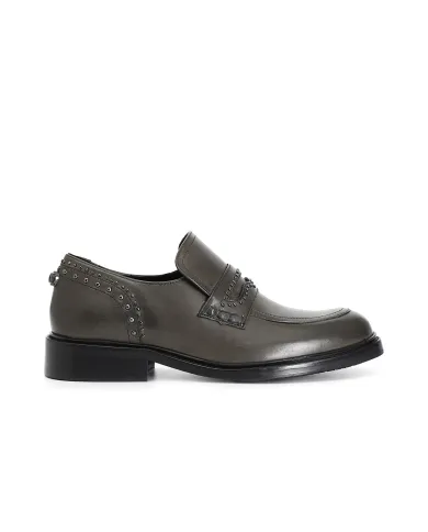 CafèNoir MOCASSINO BORCHIE.GRIGIO - Glamour Calzature CafèNoir MOCASSINO BORCHIE.GRIGIO - Glamour Calzature