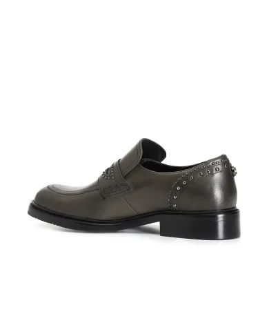 CafèNoir MOCASSINO BORCHIE.GRIGIO - Glamour Calzature CafèNoir MOCASSINO BORCHIE.GRIGIO - Glamour Calzature