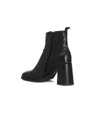 CafèNoir TRONCHETTO IN PELLE CON CUCITURA ORNAMENTALE.NERO - Glamou...