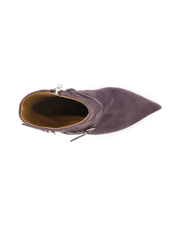 CafèNoir TRONCHETTO IN CAMOSCIO CON DOPPIO LACCIO.VIOLA - Glamour C...