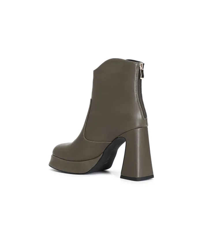 CafèNoir TRONCHETTO FILOFORMA IN SIMILPELLE.FANGO - Glamour Calzature