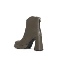 CafèNoir TRONCHETTO FILOFORMA IN SIMILPELLE.FANGO - Glamour Calzature