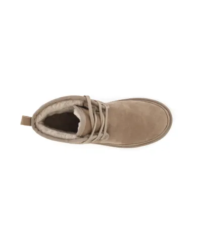 CafèNoir TRONCHETTO IN PELLE SCAMOSCIATA ALLACCIATO.TAUPE - Glamour...