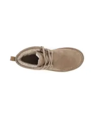 CafèNoir TRONCHETTO IN PELLE SCAMOSCIATA ALLACCIATO.TAUPE - Glamour...