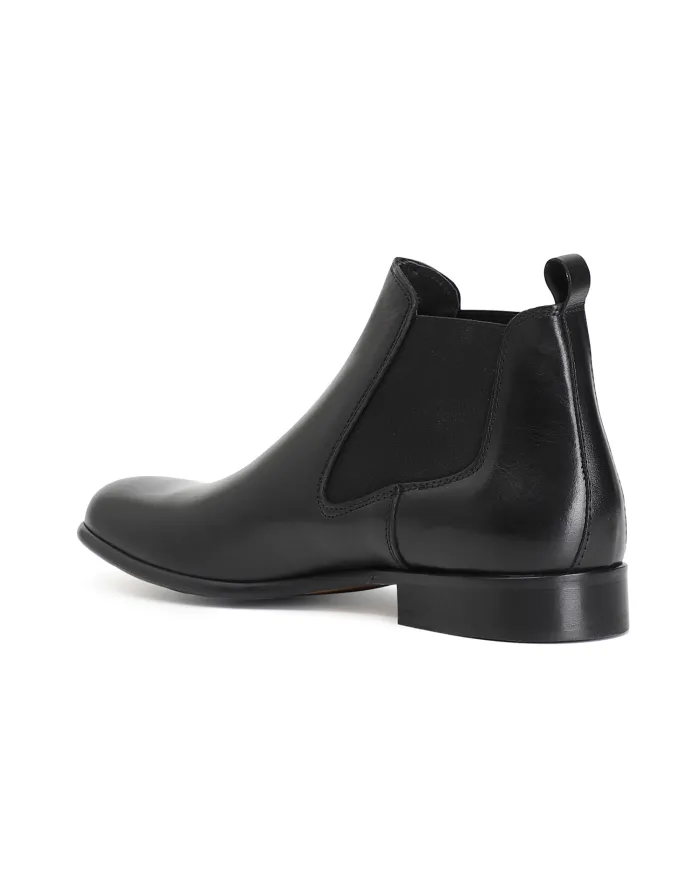 CafèNoir TRONCHETTO IN PELLE CON ELASTICO.NERO - Glamour Calzature CafèNoir TRONCHETTO IN PELLE CON ELASTICO.NERO - Glamour Calzature