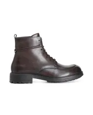 CafèNoir TRONCHETTO IN PELLE ALLACCIATO.T.MORO - Glamour Calzature