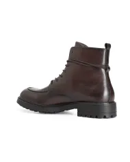 CafèNoir TRONCHETTO IN PELLE ALLACCIATO.T.MORO - Glamour Calzature