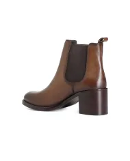 CafèNoir TRONCHETTO IN PELLE CON ELASTICI.COGNAC Cuoio - Glamour Ca...