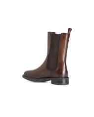 CafèNoir STIVALETTO IN PELLE CON ELASTICI.COGNAC Cuoio - Glamour Ca...