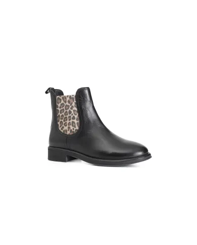 CafèNoir TRONCHETTO IN PELLE CON ELASTICI.NERO - Glamour Calzature CafèNoir TRONCHETTO IN PELLE CON ELASTICI.NERO - Glamour Calzature