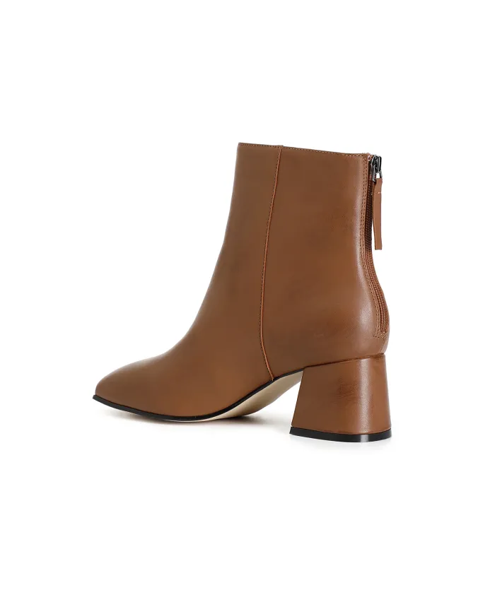 CafèNoir TRONCHETTO IN PELLE.COGNAC Cuoio - Glamour Calzature CafèNoir TRONCHETTO IN PELLE.COGNAC Cuoio - Glamour Calzature