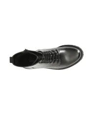 CafèNoir TRONCHETTO IN PELLE ALLACCIATO.NERO - Glamour Calzature