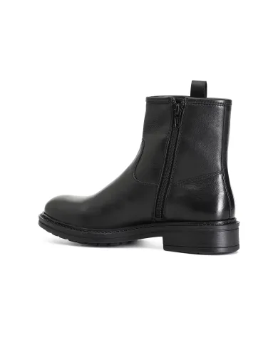 CafèNoir TRONCHETTO IN PELLE CON FIBBIA.NERO - Glamour Calzature