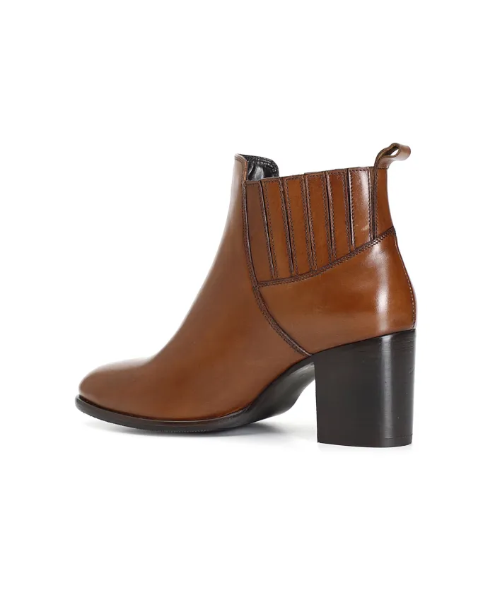 CafèNoir TRONCHETTO IN PELLE CON ELASTICO.COGNAC Cuoio - Glamour Ca... CafèNoir TRONCHETTO IN PELLE CON ELASTICO.COGNAC Cuoio - Glamour Ca...