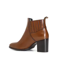 CafèNoir TRONCHETTO IN PELLE CON ELASTICO.COGNAC Cuoio - Glamour Ca...