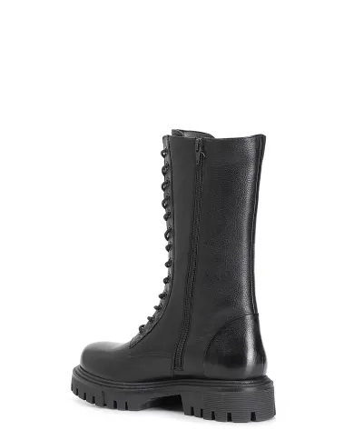 CafèNoir STIVALETTO 3/4 IN PELLE CON LACCI.NERO - Glamour Calzature CafèNoir STIVALETTO 3/4 IN PELLE CON LACCI.NERO - Glamour Calzature