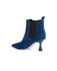 CafèNoir TRONCHETTO IN PELLE SCAMOSCIATA CON ELASTICO.OTTANIO - Gla...