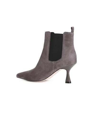 CafèNoir TRONCHETTO IN PELLE SCAMOSCIATA CON ELASTICO.TORTORA - Gla... CafèNoir TRONCHETTO IN PELLE SCAMOSCIATA CON ELASTICO.TORTORA - Gla...
