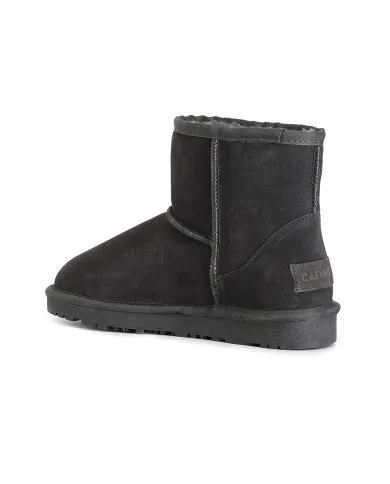 CafèNoir TRONCHETTO CON PELLICCIA SINTETICA.GRIGIO - Glamour Calzature