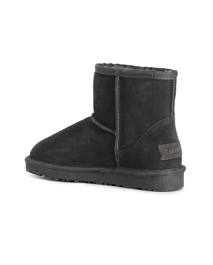 CafèNoir TRONCHETTO CON PELLICCIA SINTETICA.GRIGIO - Glamour Calzature