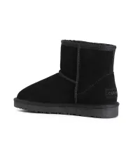 CafèNoir TRONCHETTO CON PELLICCIA SINTETICA.NERO - Glamour Calzature