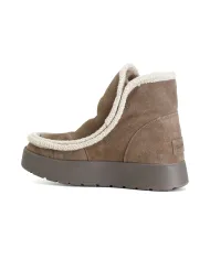 CafèNoir TRONCHETTO CON BORDO MOCASSINO E PELLICCIA SINTETICA.TAUPE...