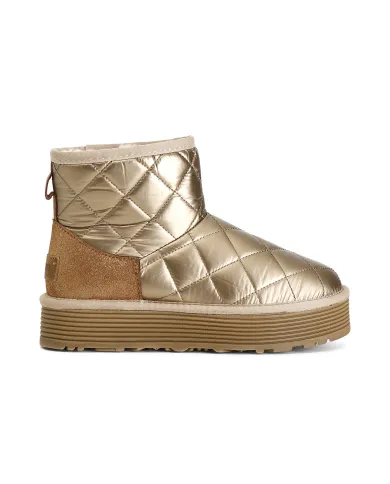 CafèNoir TRONCHETTO CON TRAPUNTATURA E PELLICCIASINTETICA.CAMEL - G...