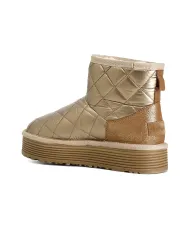 CafèNoir TRONCHETTO CON TRAPUNTATURA E PELLICCIASINTETICA.CAMEL - G...